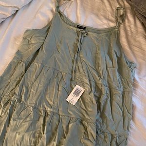 NWT! Light green Torrid tank top - super flowy - Size 3X